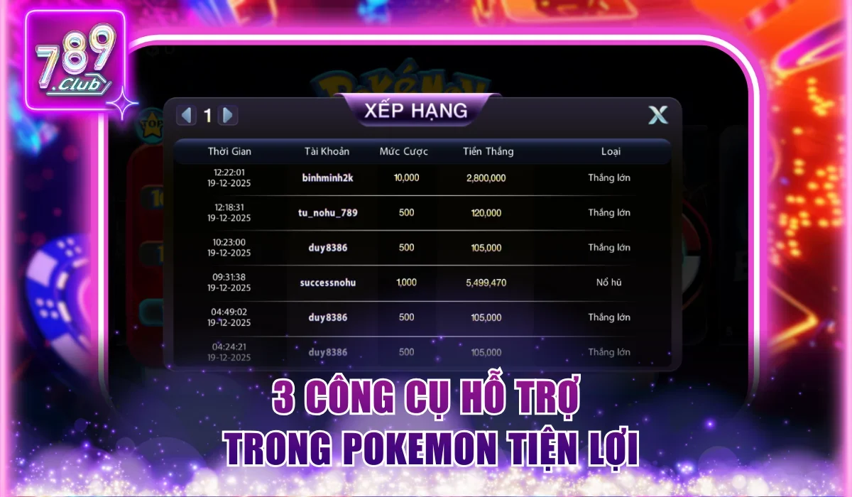 3 công cụ hỗ trợ trong Pokemon vô cùng tiện lợi