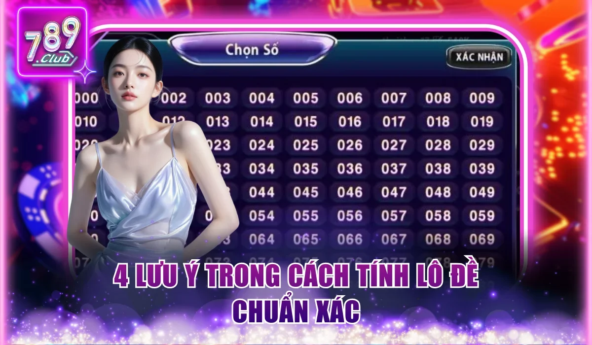 Cách Tính Lô Đề Chuẩn Theo 5 Bí Kíp Từ Chuyên Gia 789Club 3 4 lưu ý trong cách tính lô đề chuẩn xác