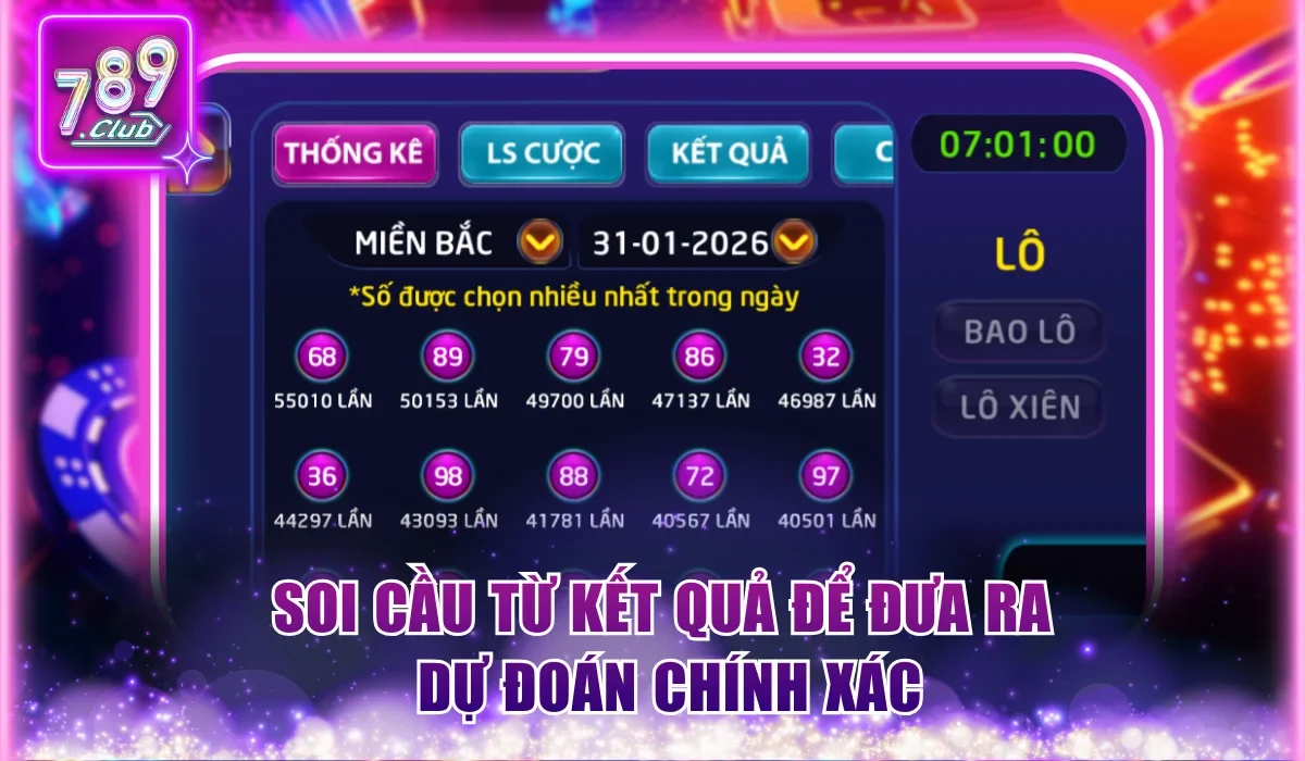 Soi cầu từ kết quả để đưa ra dự đoán chính xác